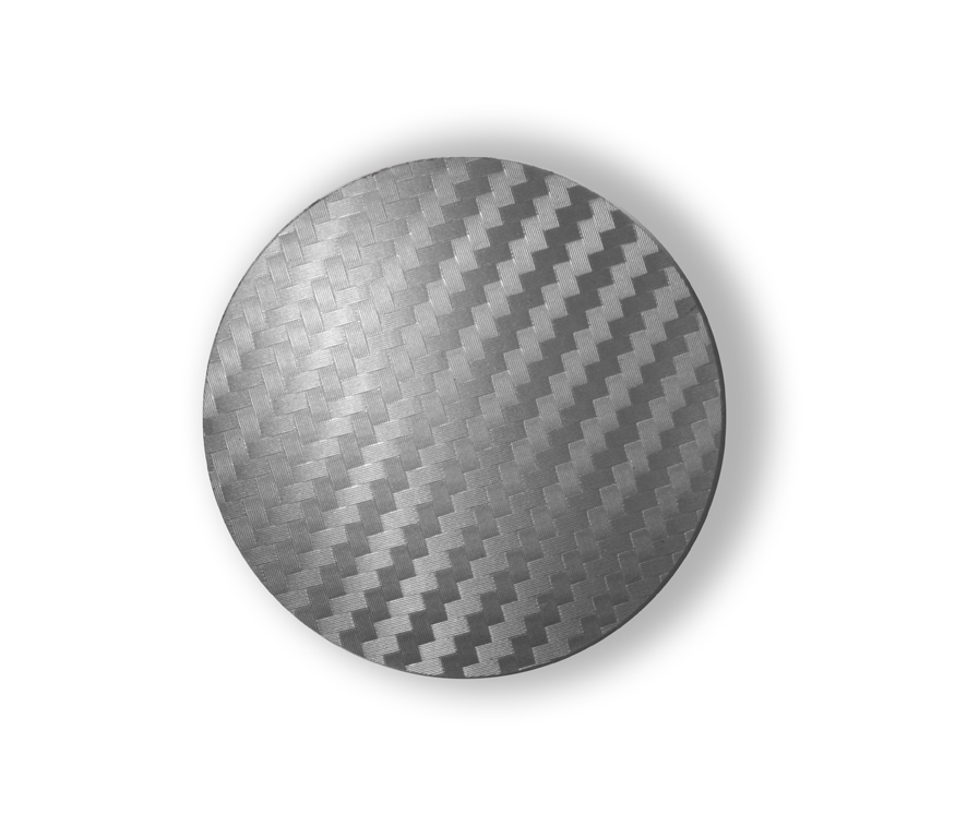Carbon Silver naafdoppen voor alu velgen 52 mm - Gratis verzending